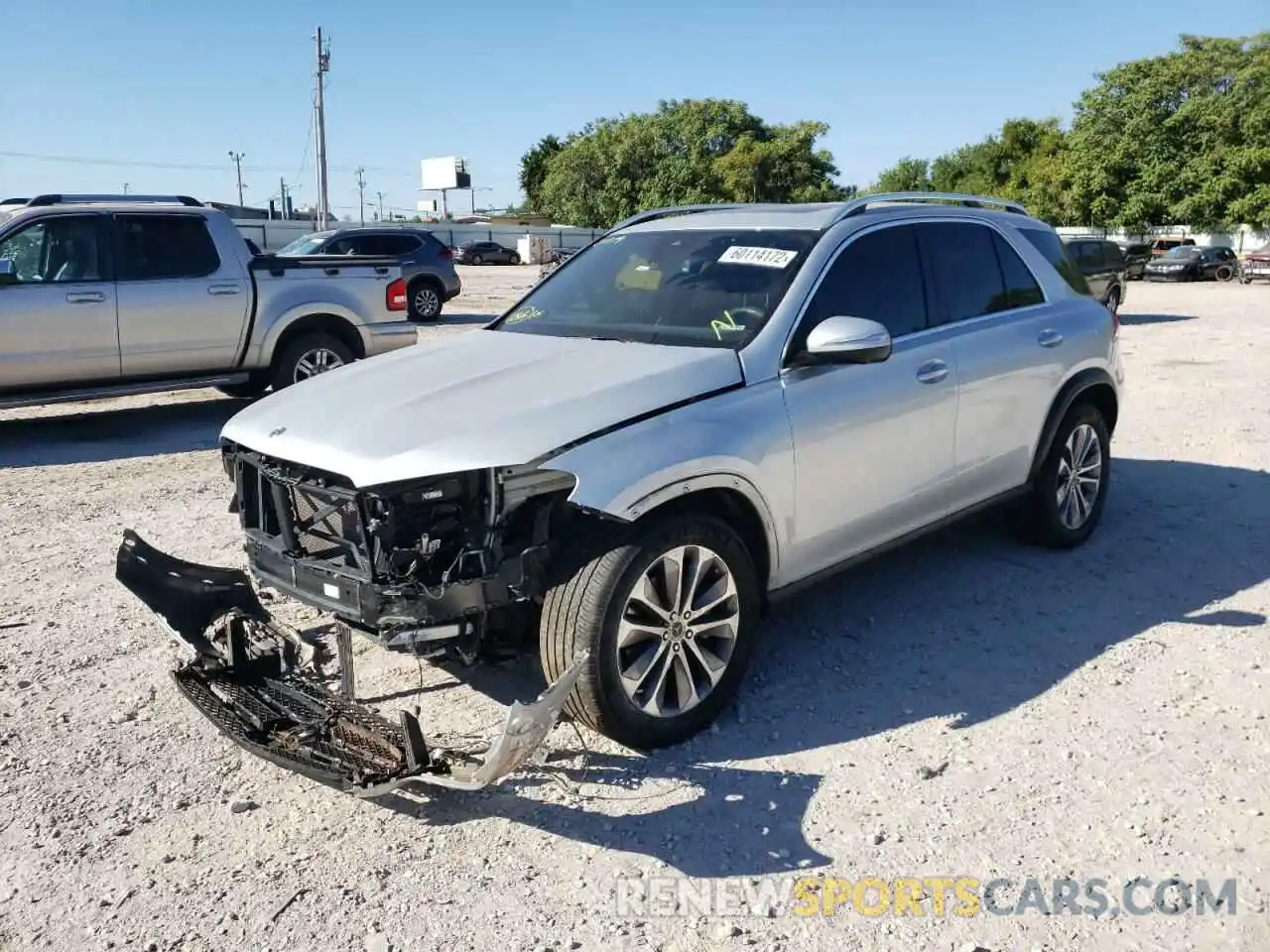 2 Photograph of a damaged car 4JGFB4KBXLA077379 MERCEDES-BENZ GLE-CLASS 2020