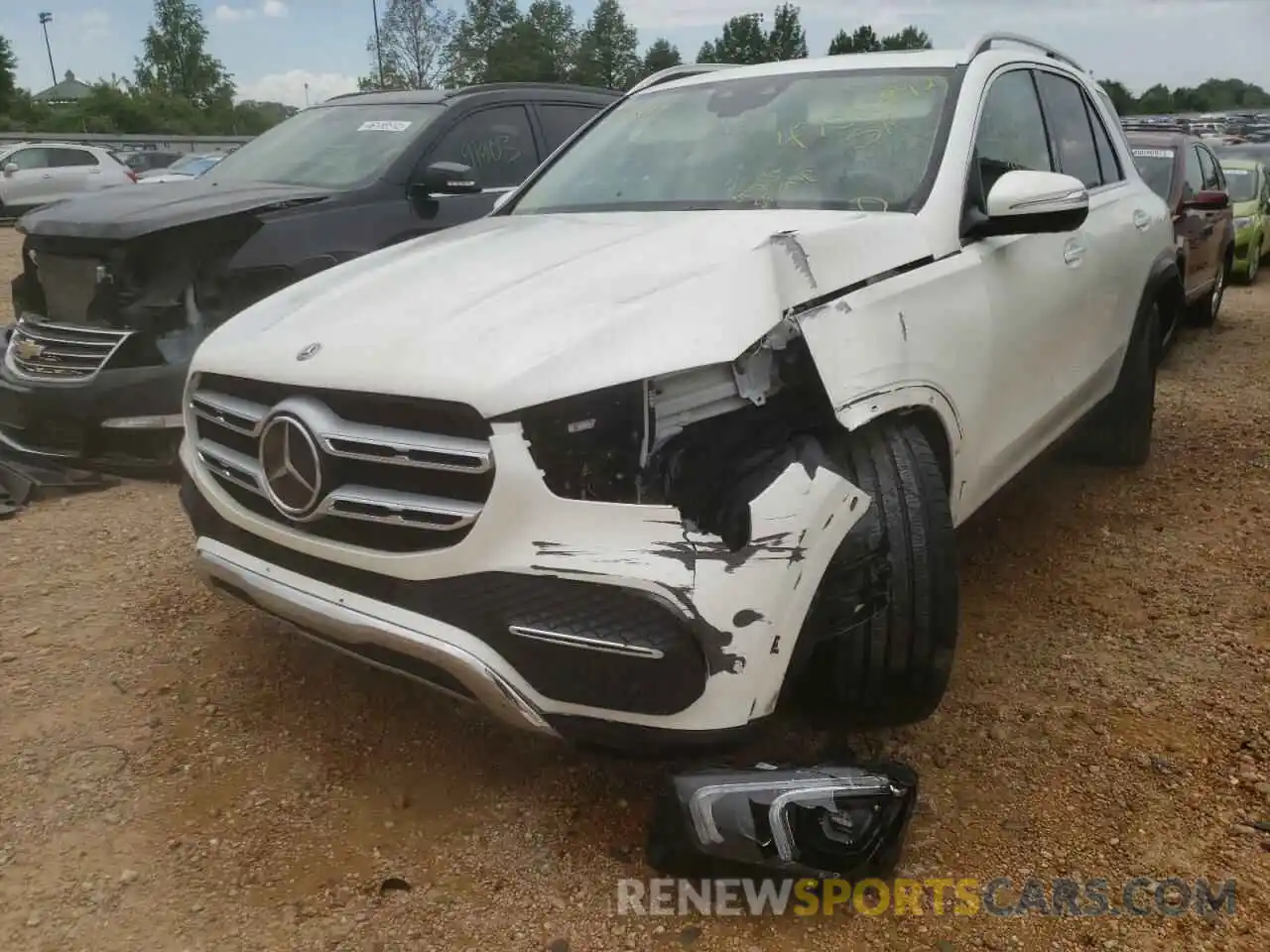 2 Photograph of a damaged car 4JGFB4KBXLA131697 MERCEDES-BENZ GLE-CLASS 2020