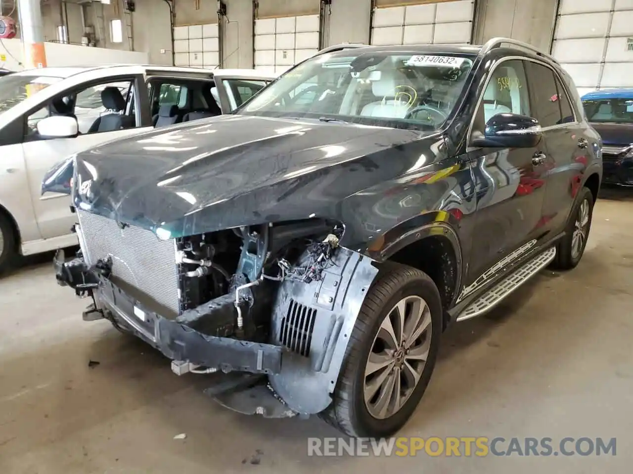 2 Photograph of a damaged car 4JGFB4KBXLA133806 MERCEDES-BENZ GLE-CLASS 2020