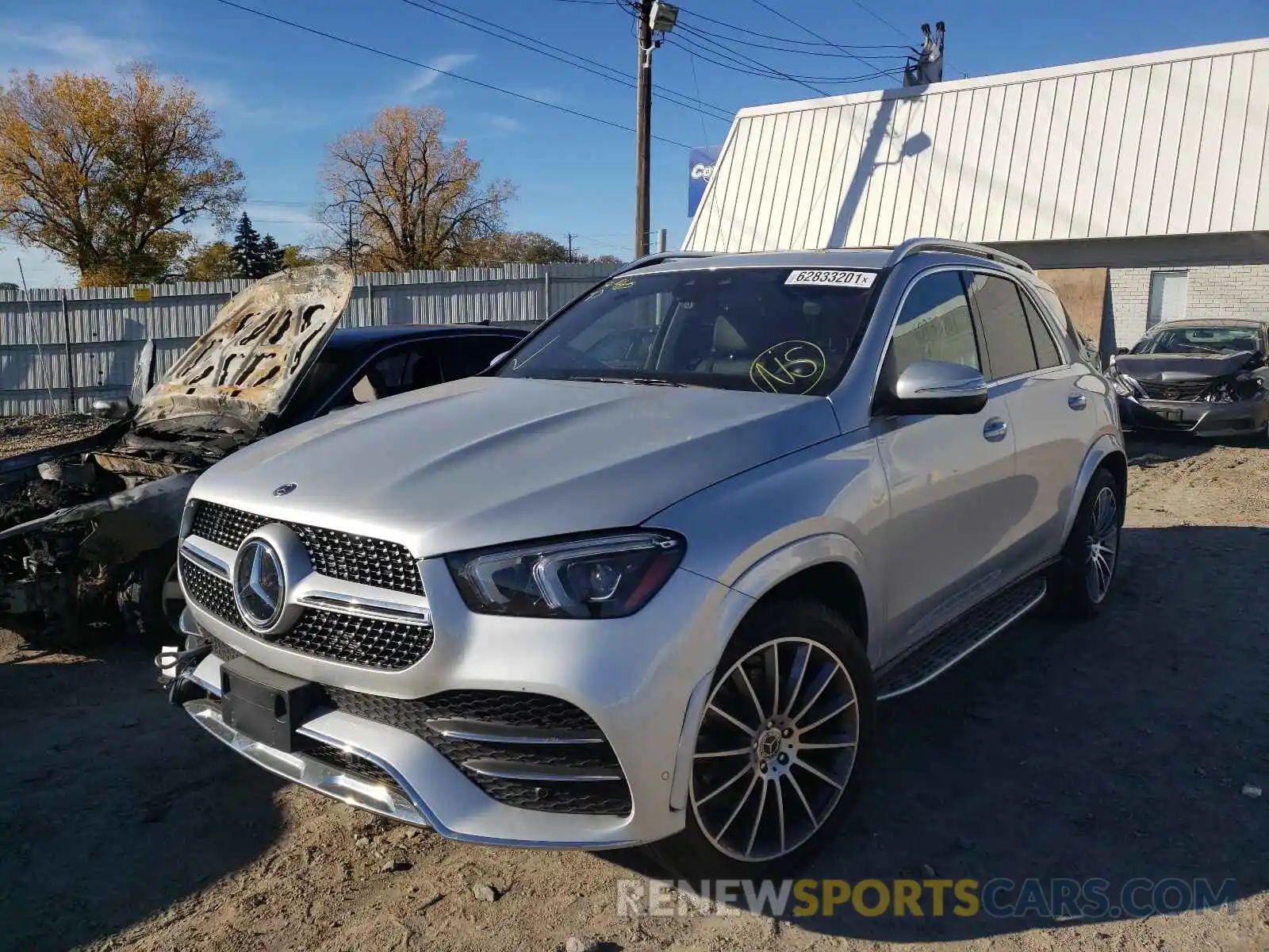 2 Photograph of a damaged car 4JGFB4KBXLA163677 MERCEDES-BENZ GLE-CLASS 2020