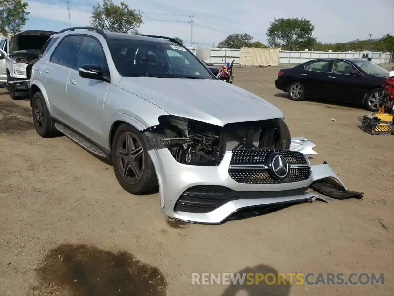 1 Photograph of a damaged car 4JGFB4KBXLA218046 MERCEDES-BENZ GLE-CLASS 2020