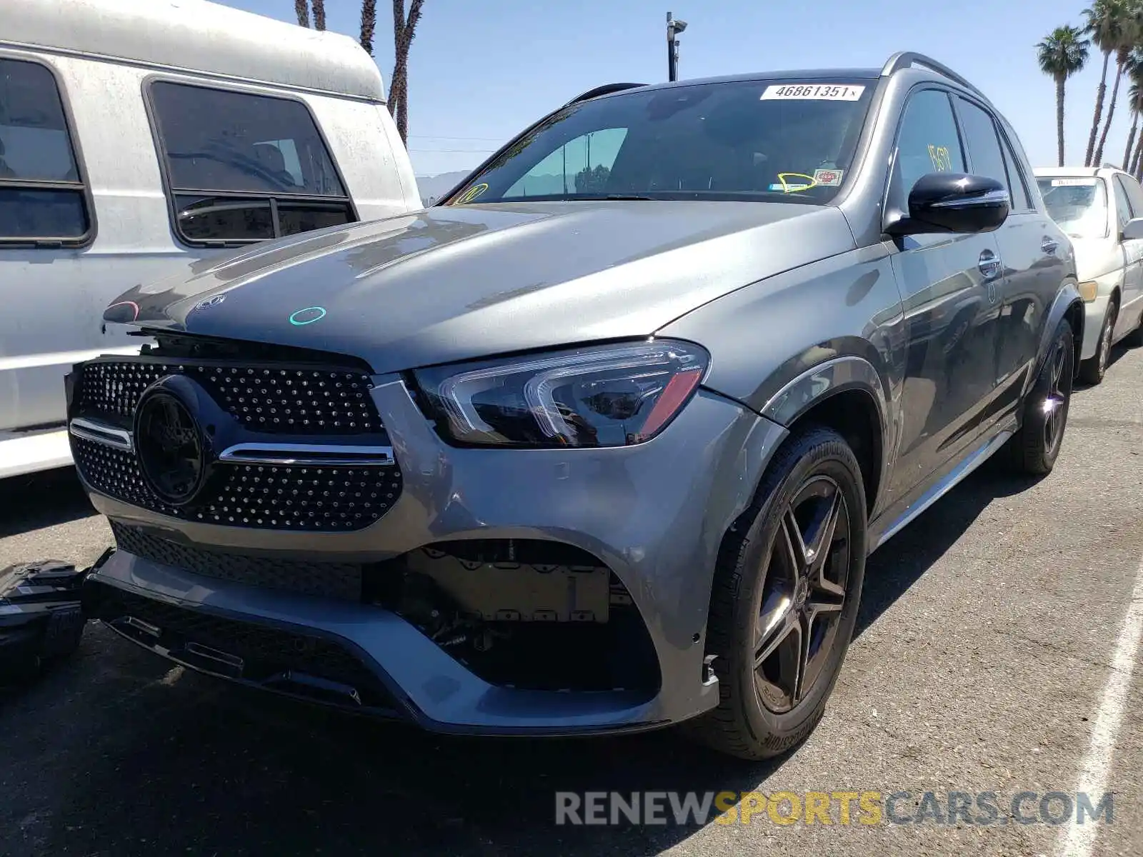 2 Photograph of a damaged car 4JGFB4KE2LA075331 MERCEDES-BENZ GLE-CLASS 2020