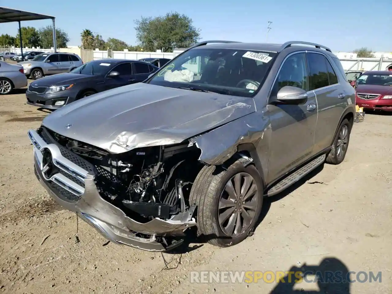 2 Photograph of a damaged car 4JGFB4KE6LA054272 MERCEDES-BENZ GLE-CLASS 2020