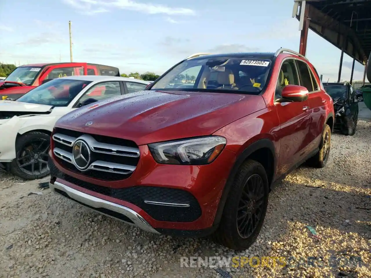 2 Фотография поврежденного автомобиля 4JGFB4KE8LA136570 MERCEDES-BENZ GLE-CLASS 2020