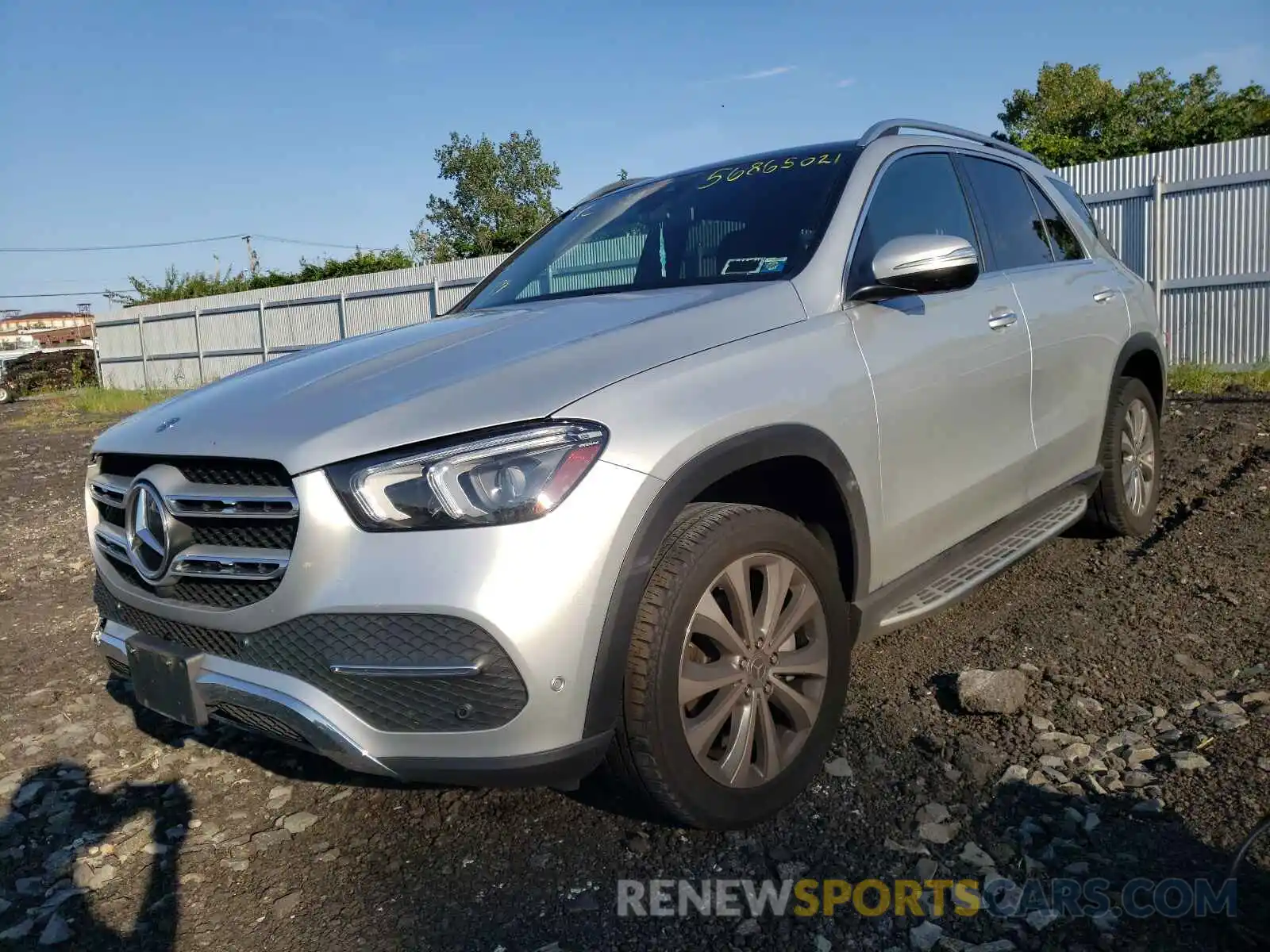 2 Photograph of a damaged car 4JGFB4KE9LA090733 MERCEDES-BENZ GLE-CLASS 2020