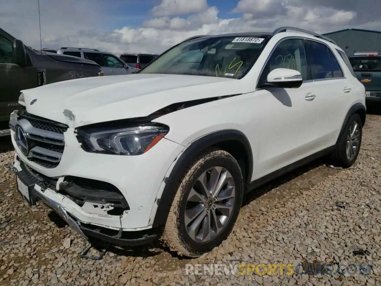 2 Photograph of a damaged car 4JGFB4KE9LA193618 MERCEDES-BENZ GLE-CLASS 2020