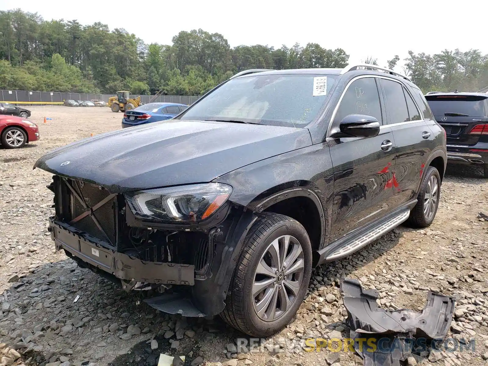 2 Photograph of a damaged car 4JGFB4KE9LA212958 MERCEDES-BENZ GLE-CLASS 2020