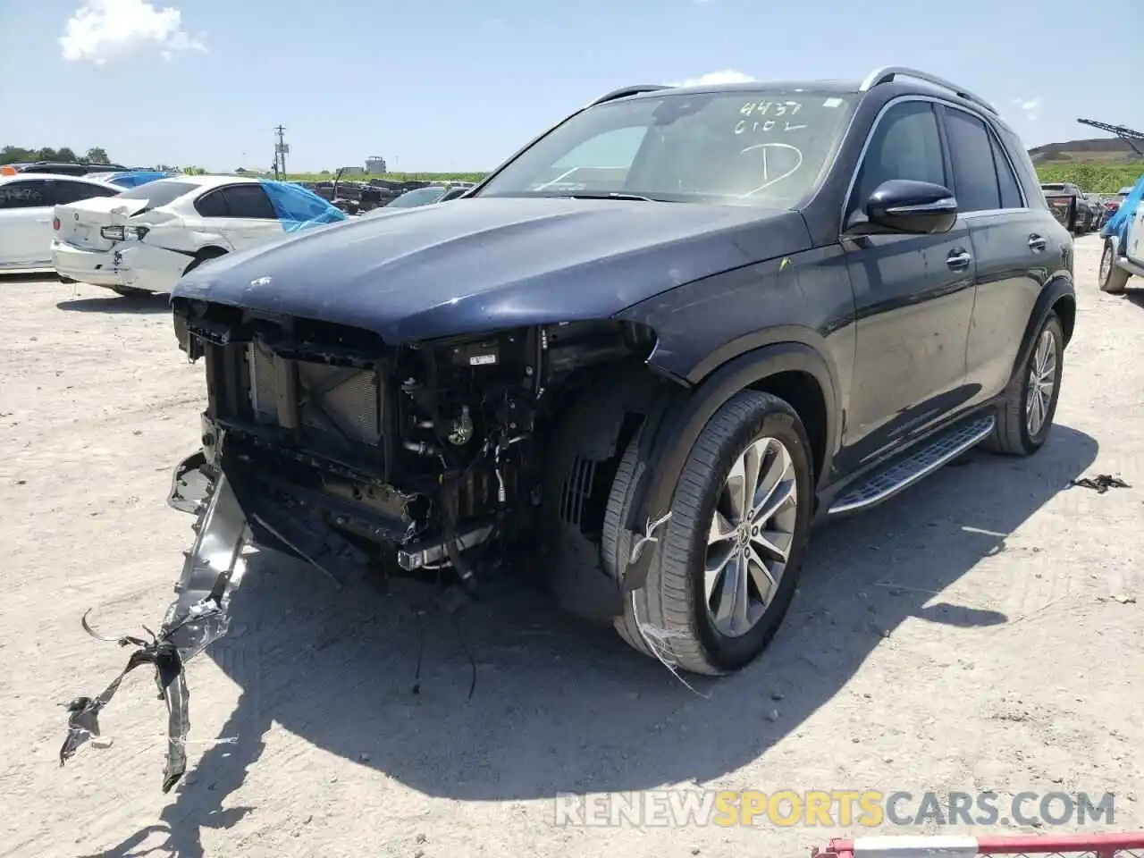 2 Photograph of a damaged car 4JGFB5KB0LA009940 MERCEDES-BENZ GLE-CLASS 2020