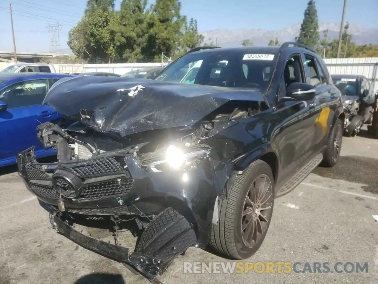 2 Photograph of a damaged car 4JGFB5KB0LA259727 MERCEDES-BENZ GLE-CLASS 2020