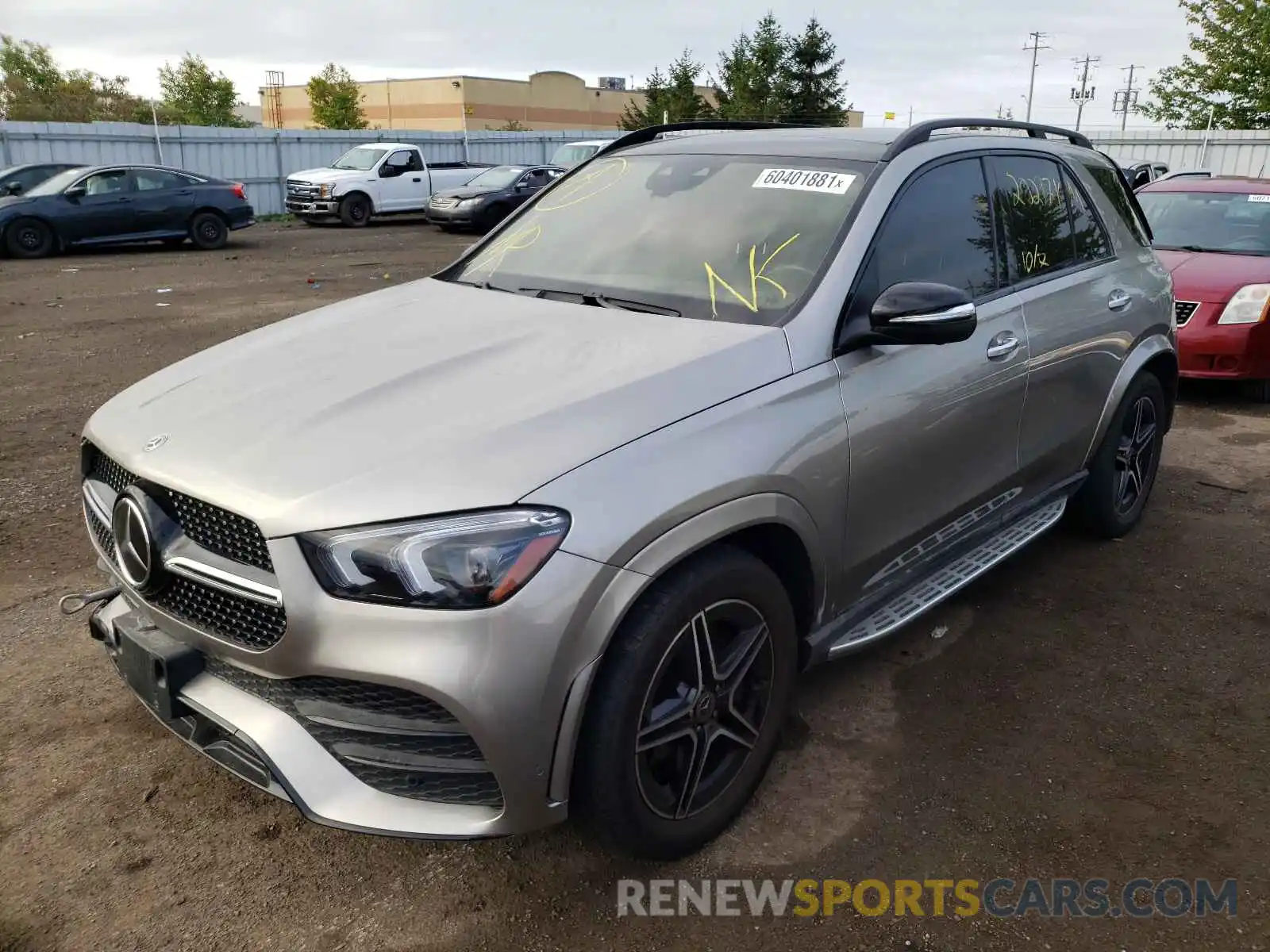 2 Photograph of a damaged car 4JGFB5KB1LA250485 MERCEDES-BENZ GLE-CLASS 2020