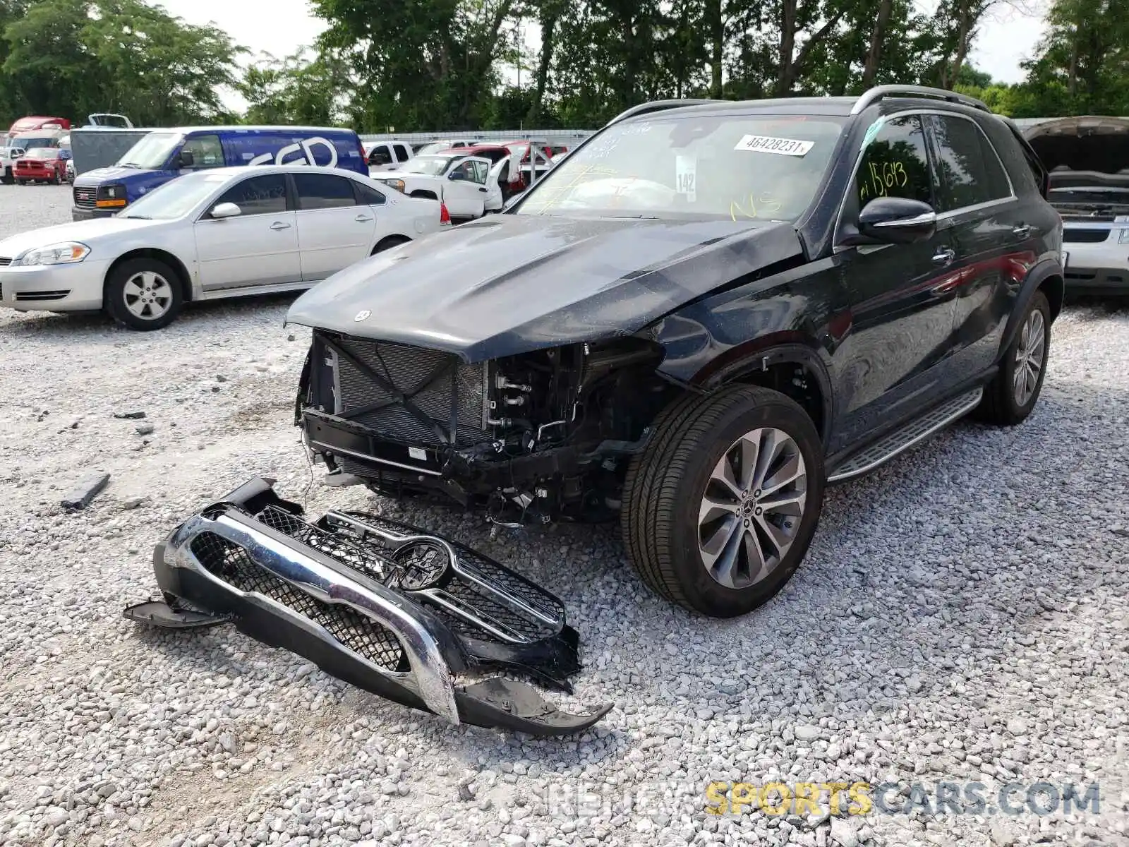 2 Photograph of a damaged car 4JGFB5KB2LA082291 MERCEDES-BENZ GLE-CLASS 2020