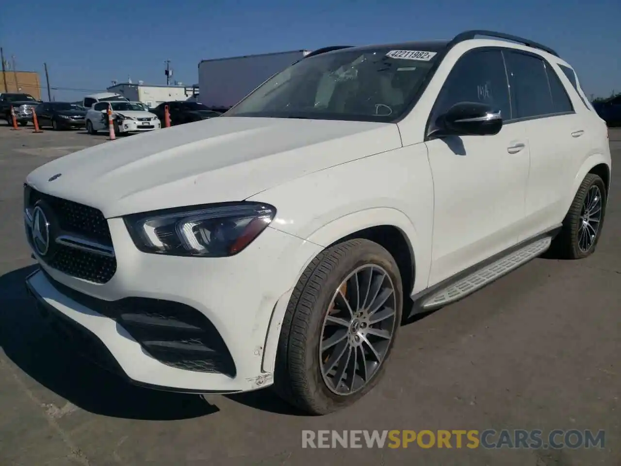 2 Photograph of a damaged car 4JGFB5KB3LA076385 MERCEDES-BENZ GLE-CLASS 2020