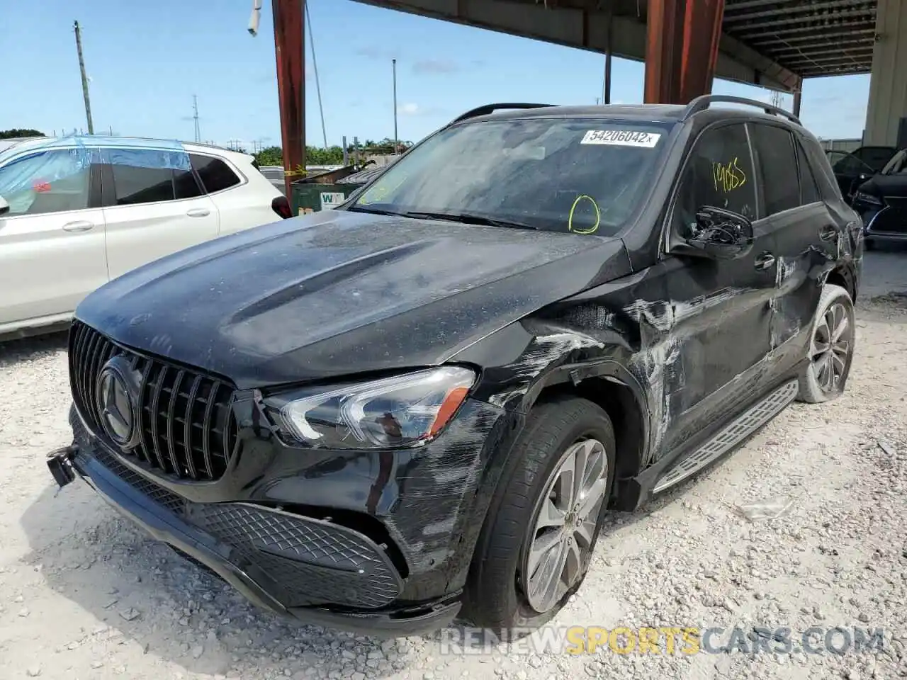 2 Photograph of a damaged car 4JGFB5KB5LA007018 MERCEDES-BENZ GLE-CLASS 2020