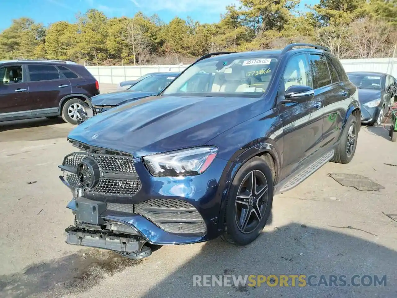 2 Photograph of a damaged car 4JGFB5KB5LA071866 MERCEDES-BENZ GLE-CLASS 2020