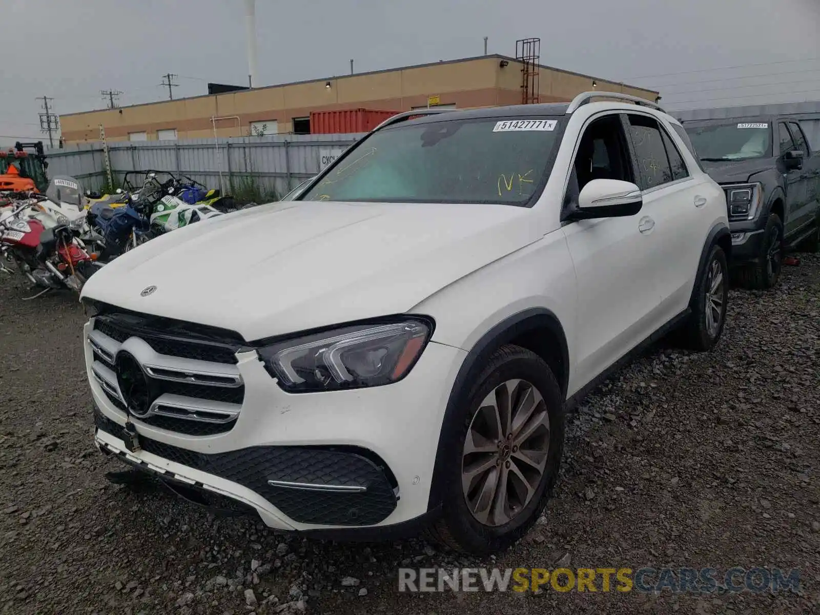 2 Photograph of a damaged car 4JGFB5KB6LA164444 MERCEDES-BENZ GLE-CLASS 2020