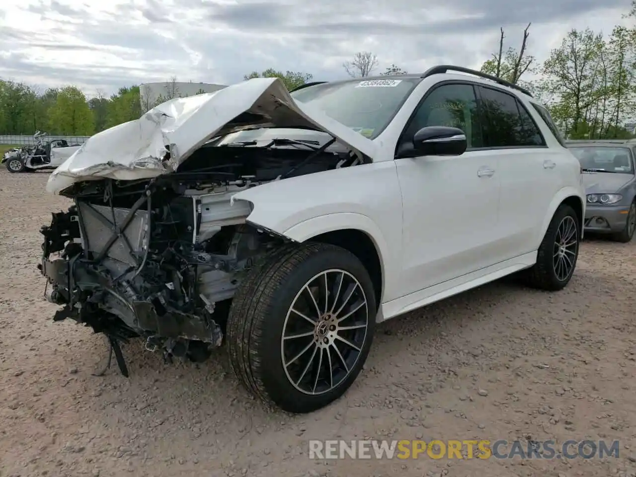 2 Photograph of a damaged car 4JGFB5KB8LA014321 MERCEDES-BENZ GLE-CLASS 2020