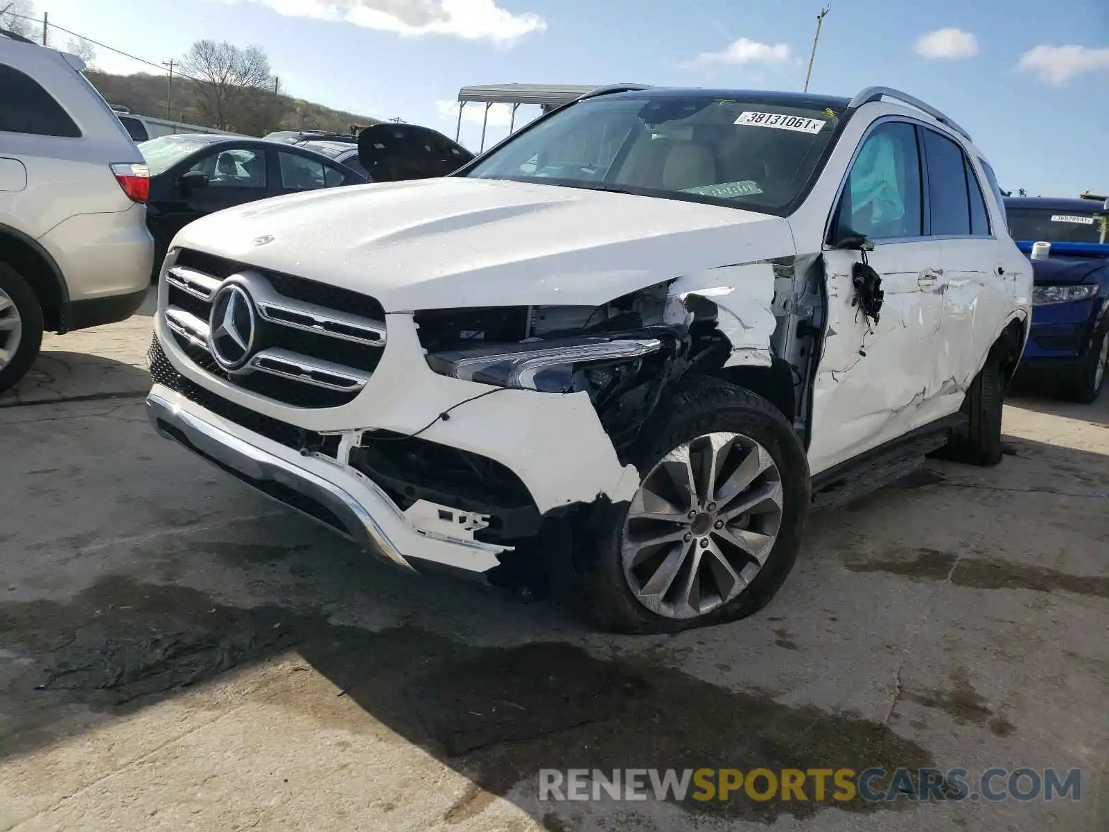 2 Photograph of a damaged car 4JGFB5KBXLA022050 MERCEDES-BENZ GLE-CLASS 2020