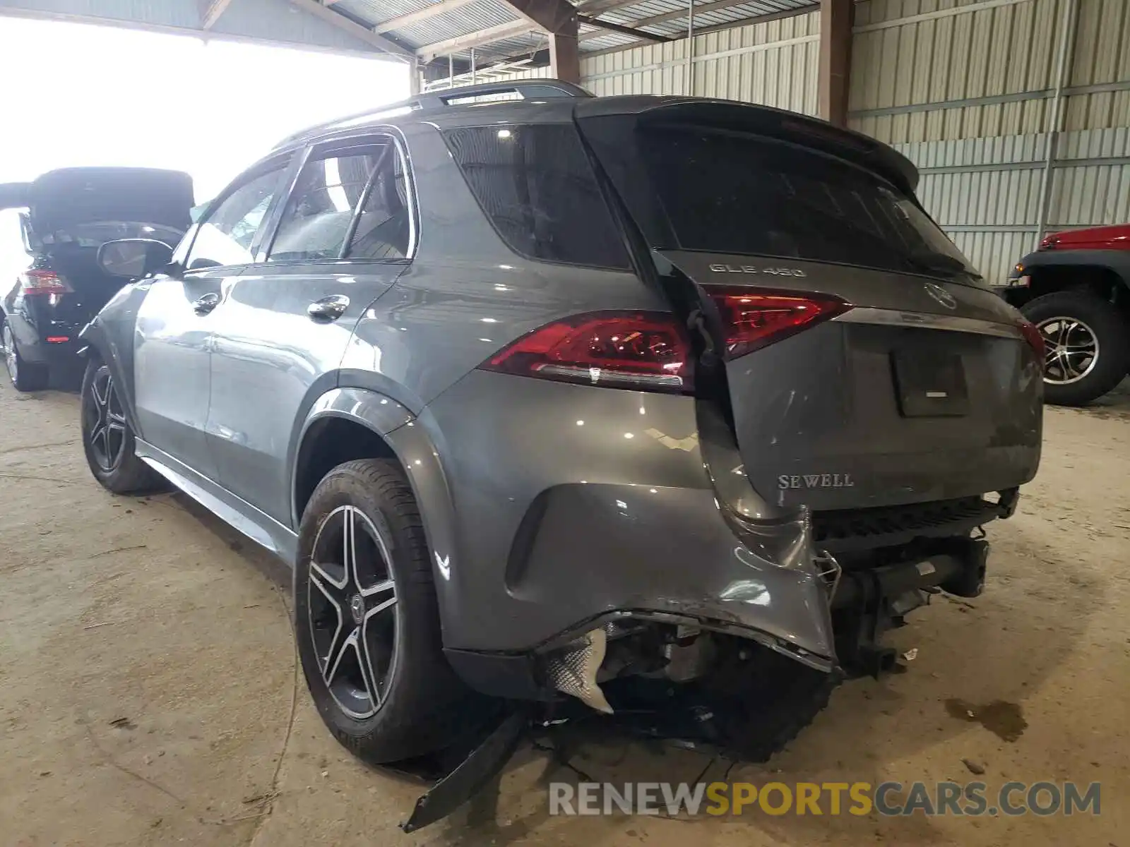 3 Photograph of a damaged car 4JGFB5KBXLA022341 MERCEDES-BENZ GLE-CLASS 2020