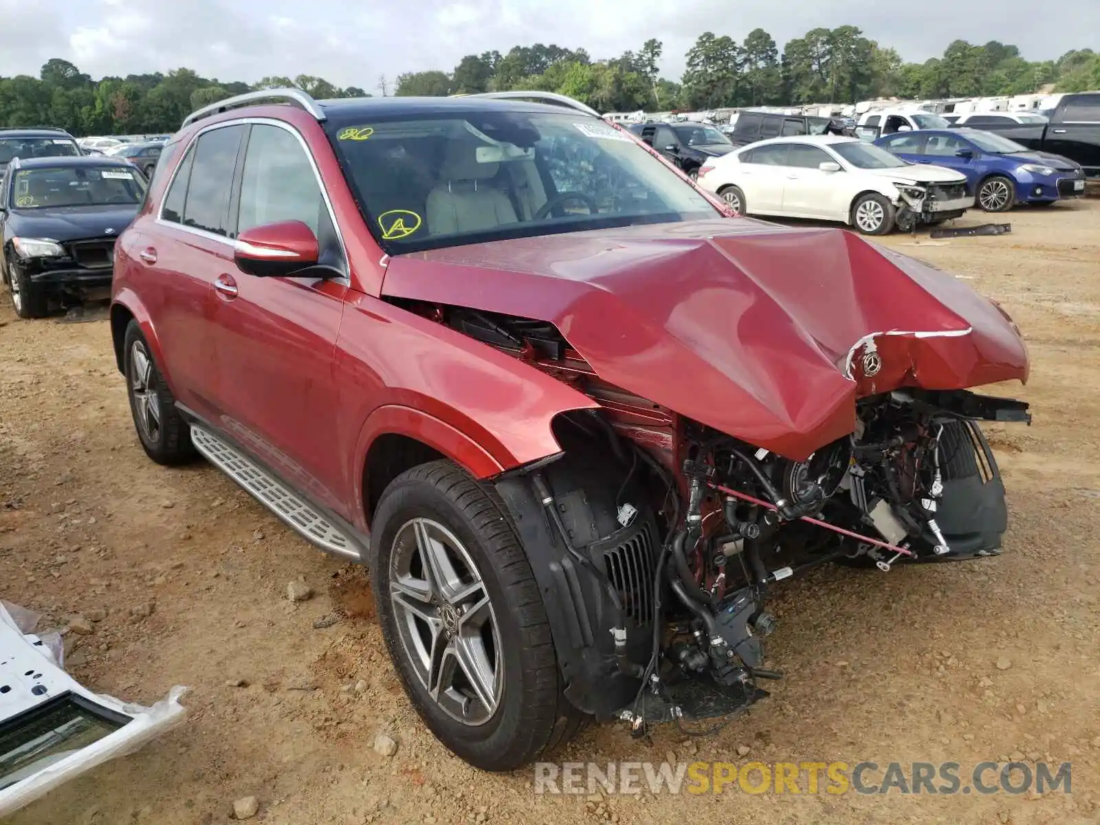 1 Photograph of a damaged car 4JGFB5KE0LA168807 MERCEDES-BENZ GLE-CLASS 2020