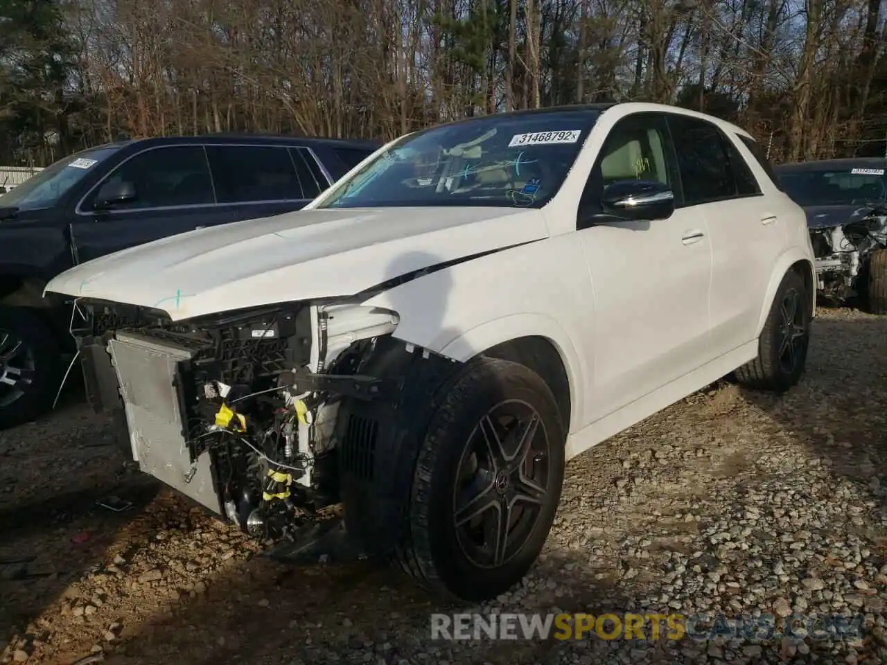 2 Photograph of a damaged car 4JGFB5KE2LA020786 MERCEDES-BENZ GLE-CLASS 2020