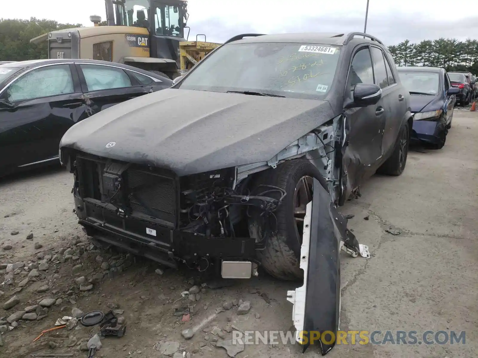 2 Photograph of a damaged car 4JGFB5KEXLA095591 MERCEDES-BENZ GLE-CLASS 2020