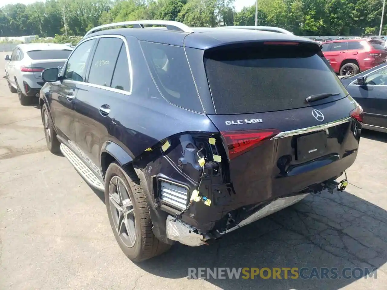 3 Photograph of a damaged car 4JGFB8GB2LA179081 MERCEDES-BENZ GLE-CLASS 2020