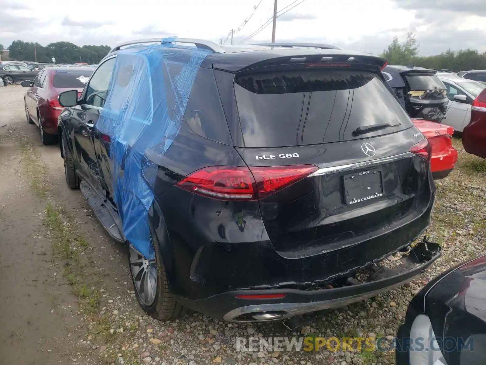 3 Photograph of a damaged car 4JGFB8GB3LA178876 MERCEDES-BENZ GLE-CLASS 2020