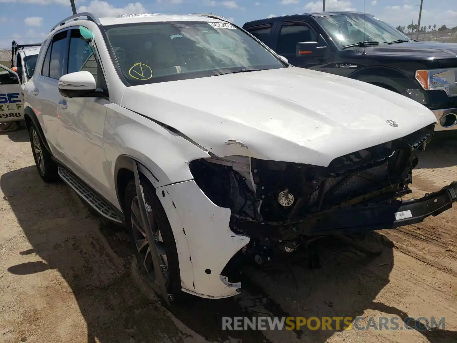 1 Photograph of a damaged car 4JGFB4JB0MA316019 MERCEDES-BENZ GLE-CLASS 2021