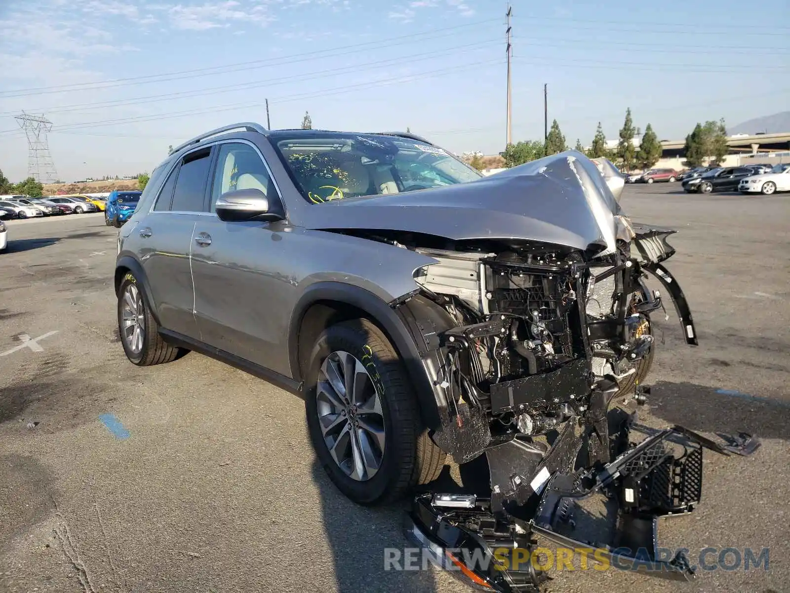 1 Photograph of a damaged car 4JGFB4JB1MA526404 MERCEDES-BENZ GLE-CLASS 2021