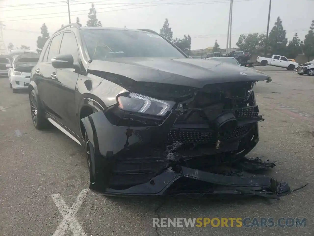 1 Photograph of a damaged car 4JGFB4JB2MA362094 MERCEDES-BENZ GLE-CLASS 2021