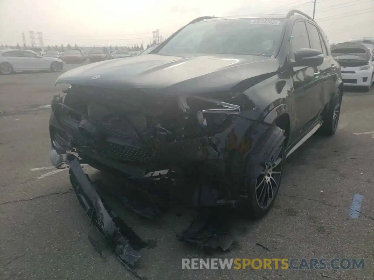 2 Photograph of a damaged car 4JGFB4JB2MA362094 MERCEDES-BENZ GLE-CLASS 2021