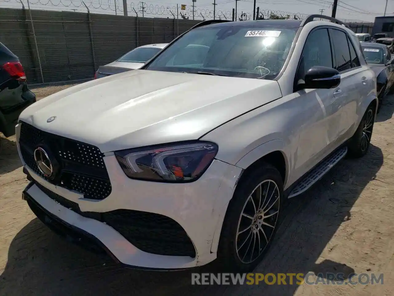 2 Photograph of a damaged car 4JGFB4JB2MA362614 MERCEDES-BENZ GLE-CLASS 2021