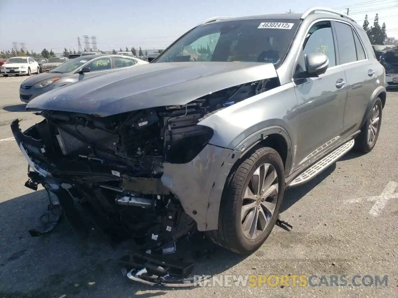 2 Photograph of a damaged car 4JGFB4JB2MA373807 MERCEDES-BENZ GLE-CLASS 2021