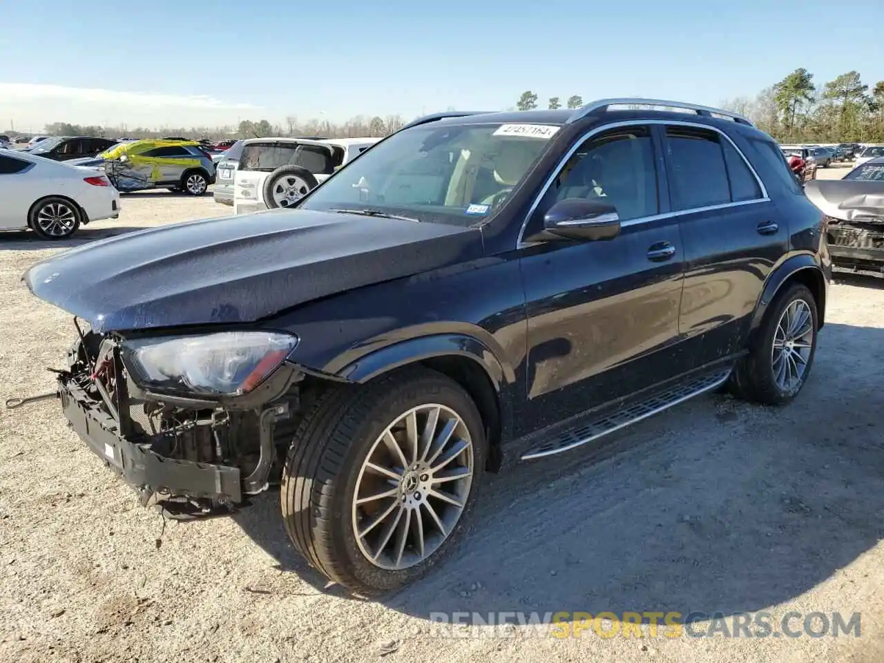 1 Photograph of a damaged car 4JGFB4JB2MA374665 MERCEDES-BENZ GLE-CLASS 2021