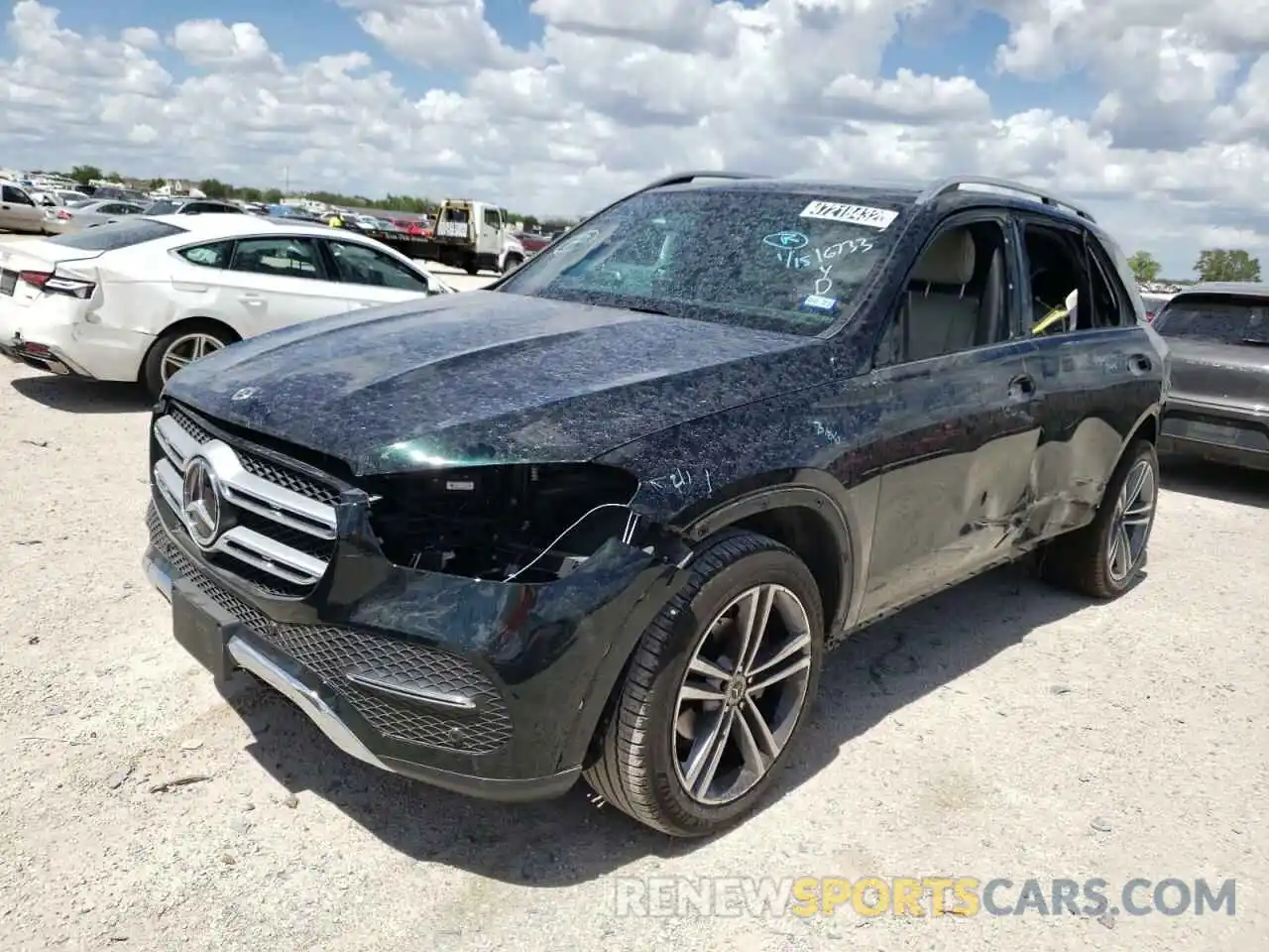 2 Photograph of a damaged car 4JGFB4JB3MA366123 MERCEDES-BENZ GLE-CLASS 2021