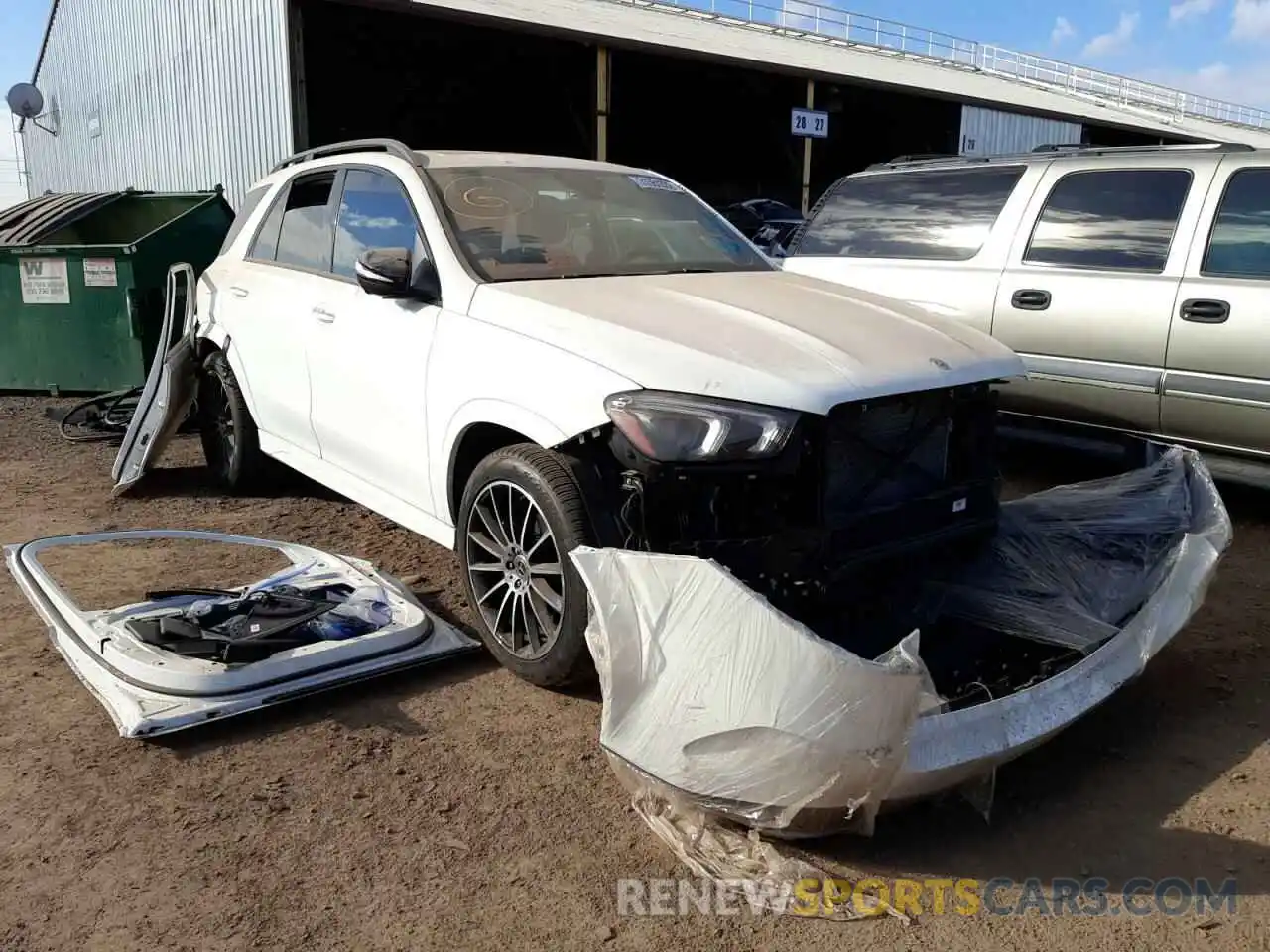 1 Photograph of a damaged car 4JGFB4JB3MA406281 MERCEDES-BENZ GLE-CLASS 2021