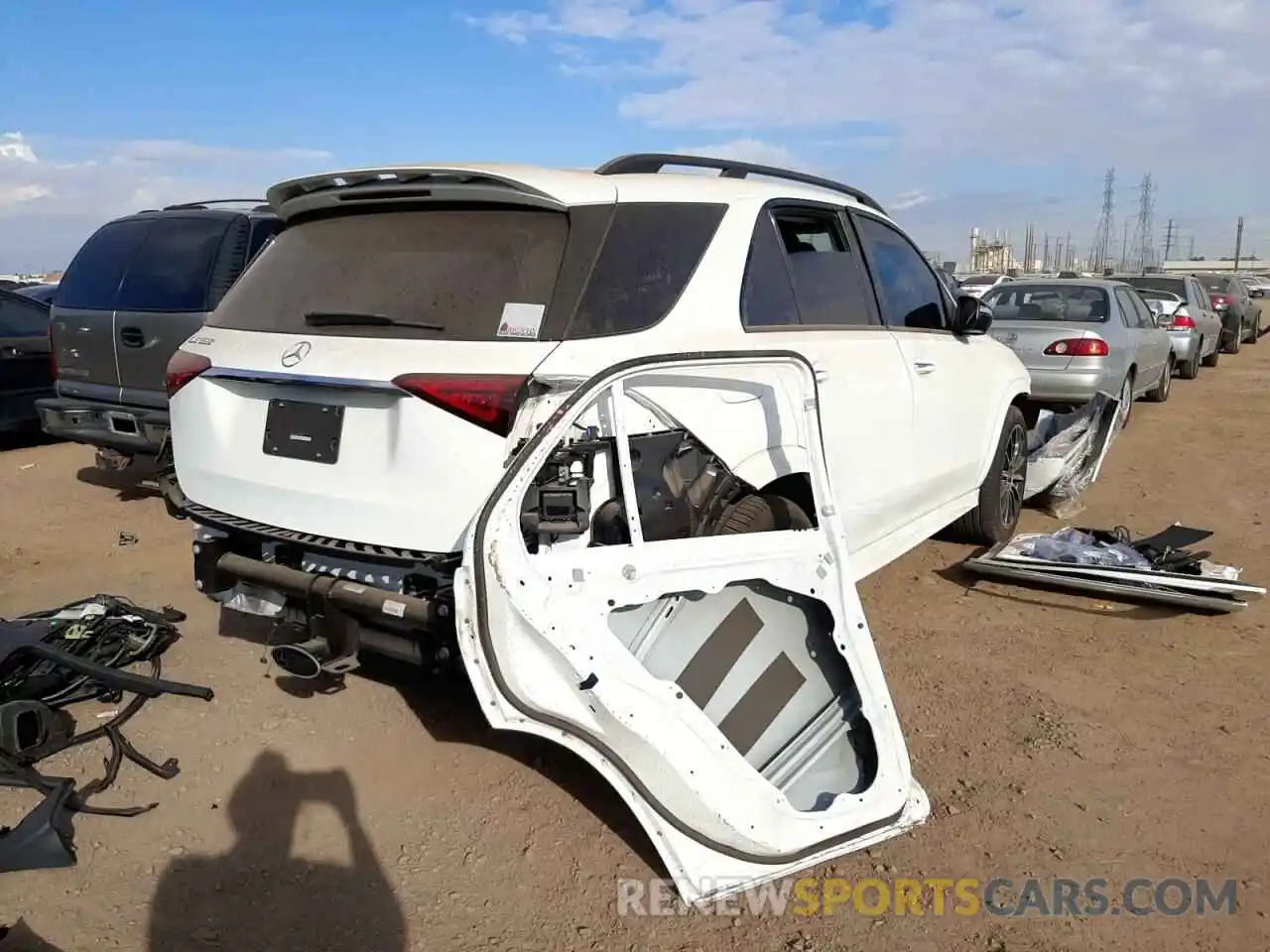 4 Фотография поврежденного автомобиля 4JGFB4JB3MA406281 MERCEDES-BENZ GLE-CLASS 2021