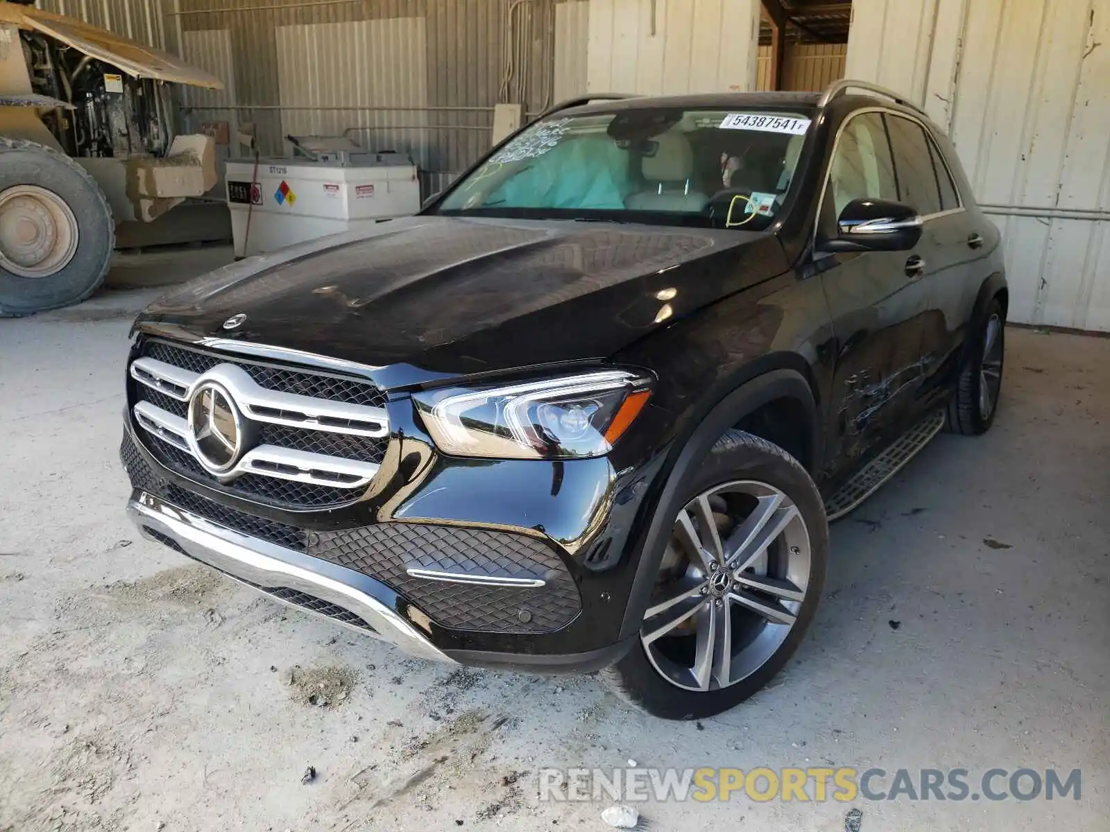 2 Photograph of a damaged car 4JGFB4JB3MA453746 MERCEDES-BENZ GLE-CLASS 2021