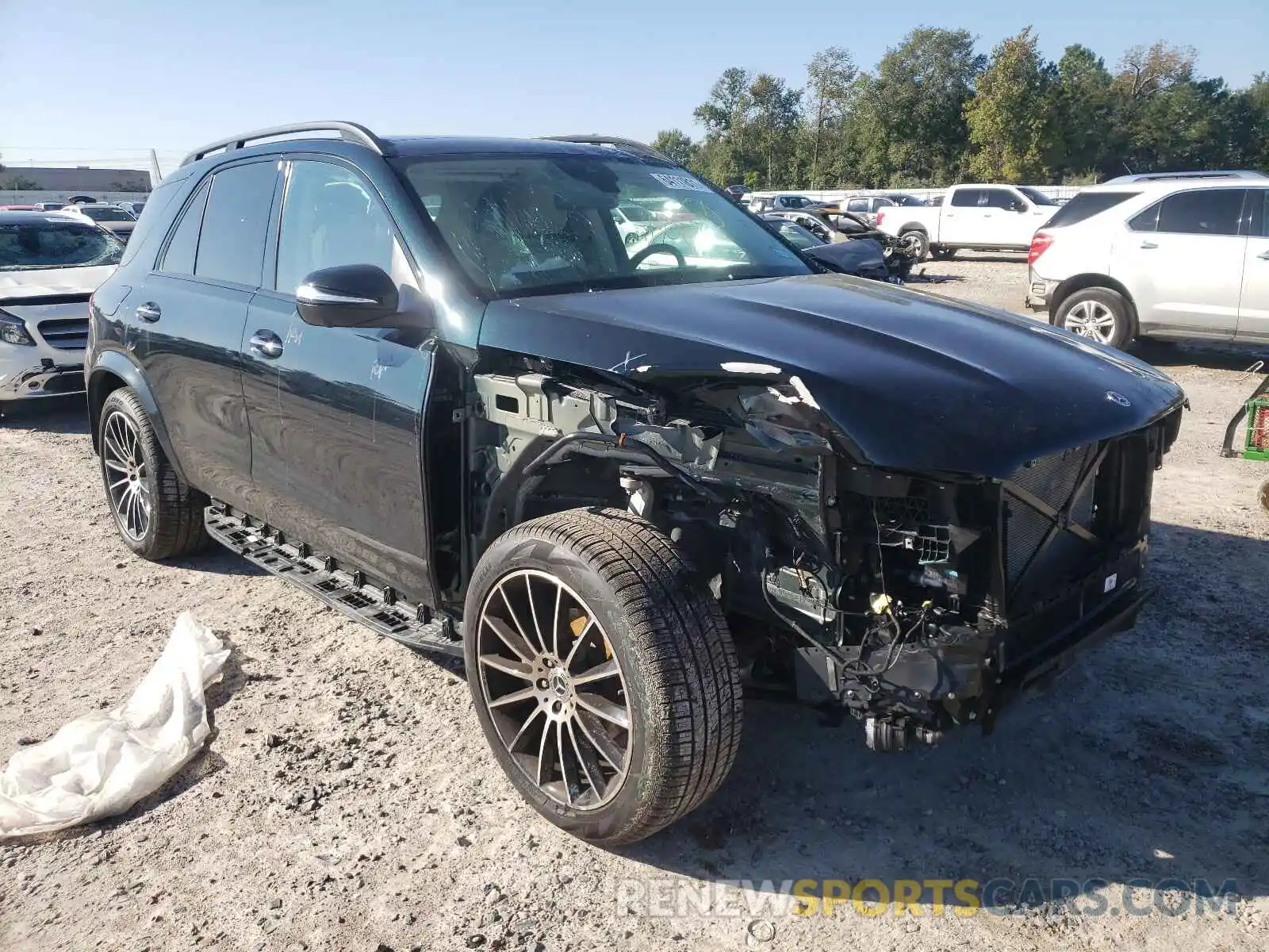 1 Photograph of a damaged car 4JGFB4JB3MA474712 MERCEDES-BENZ GLE-CLASS 2021