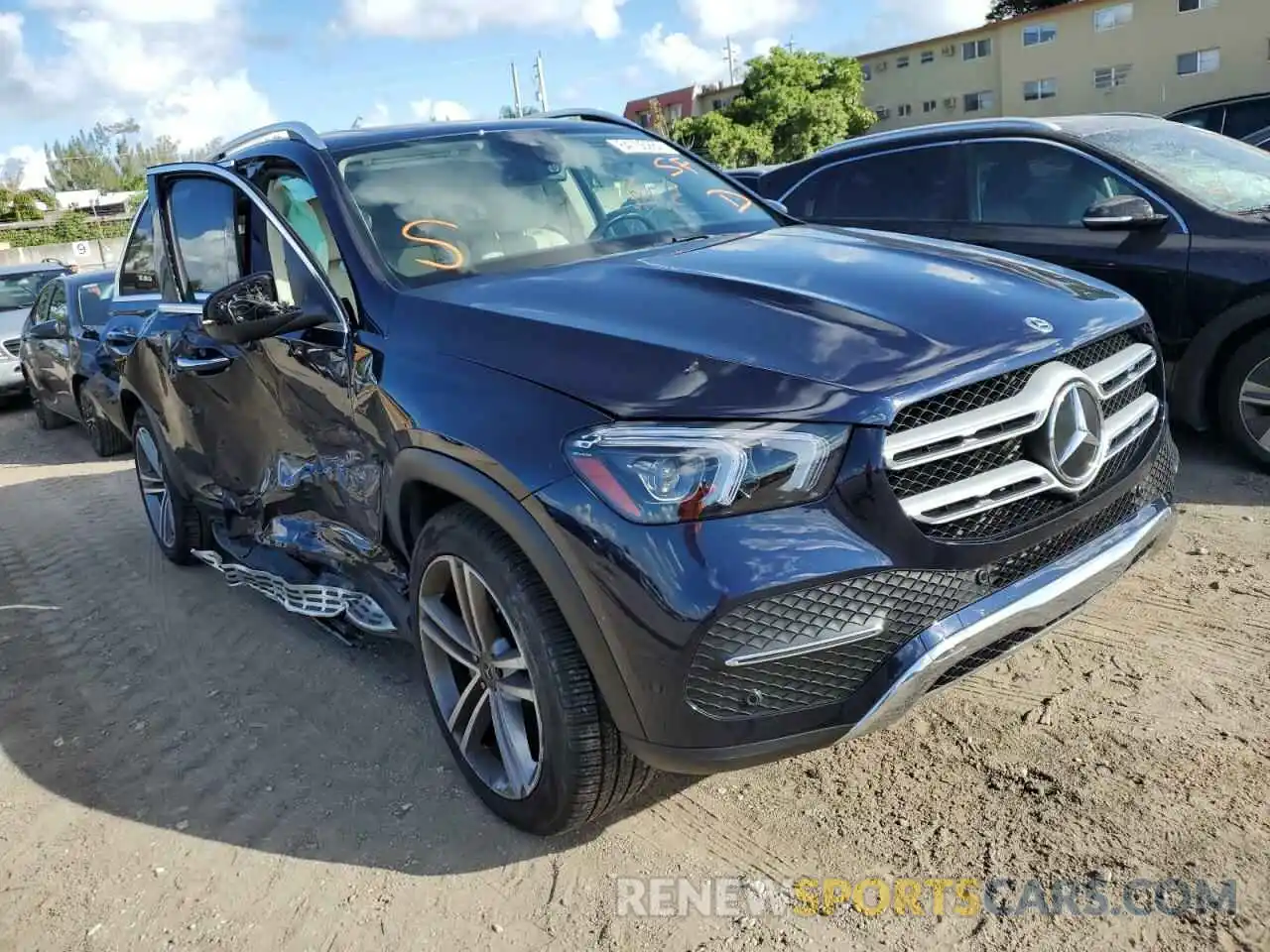 1 Фотография поврежденного автомобиля 4JGFB4JB3MA509233 MERCEDES-BENZ GLE-CLASS 2021