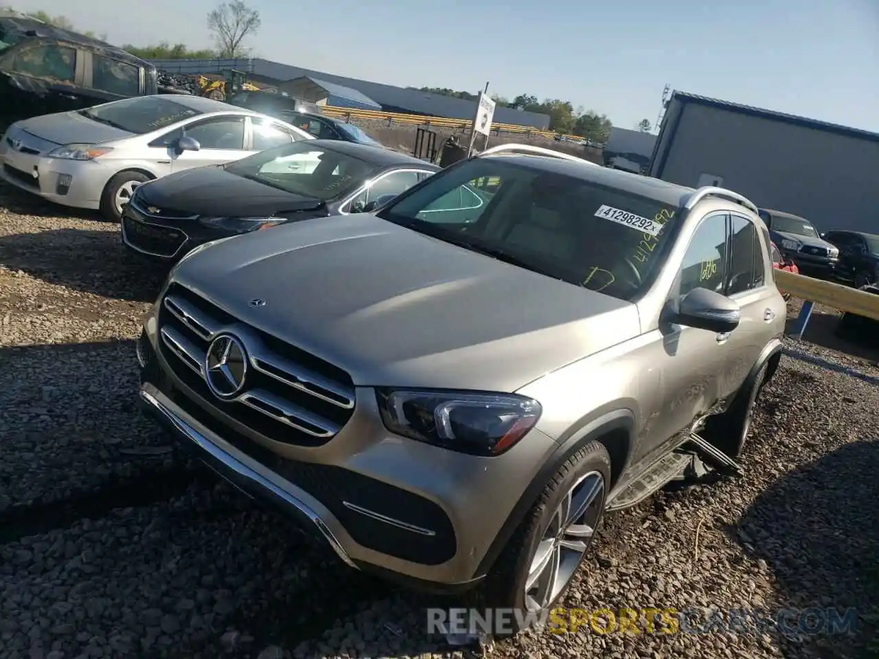 2 Photograph of a damaged car 4JGFB4JB3MA523357 MERCEDES-BENZ GLE-CLASS 2021