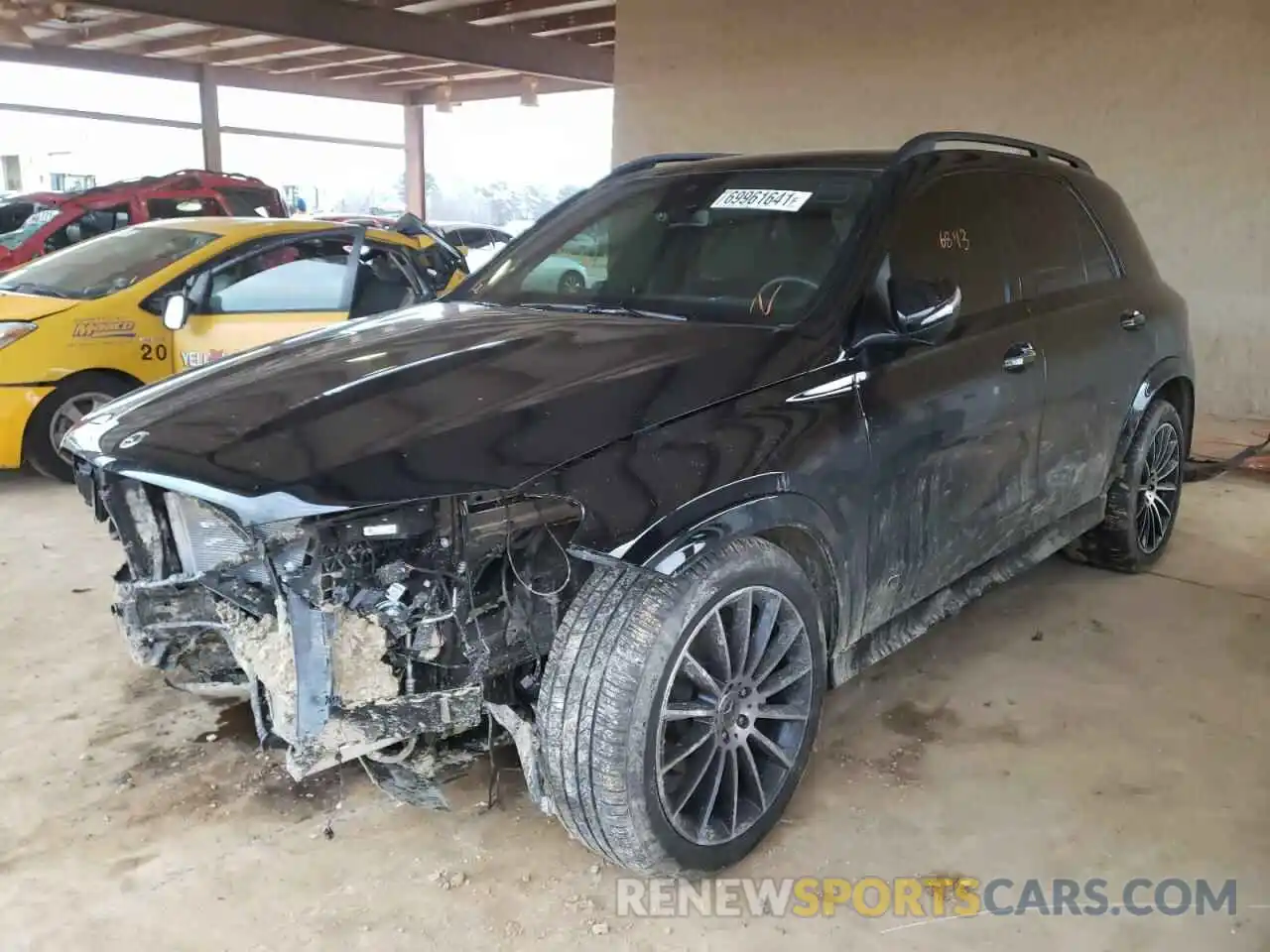 2 Photograph of a damaged car 4JGFB4JB4MA526073 MERCEDES-BENZ GLE-CLASS 2021