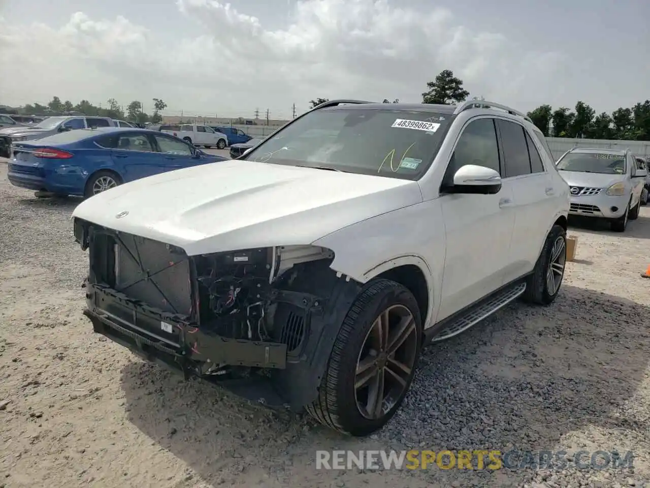 2 Photograph of a damaged car 4JGFB4JB6MA405657 MERCEDES-BENZ GLE-CLASS 2021