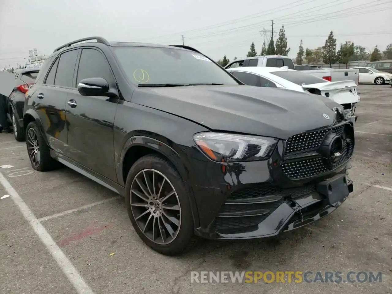 1 Photograph of a damaged car 4JGFB4JB8MA547802 MERCEDES-BENZ GLE-CLASS 2021