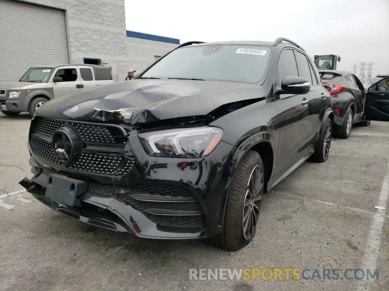 2 Photograph of a damaged car 4JGFB4JB8MA547802 MERCEDES-BENZ GLE-CLASS 2021