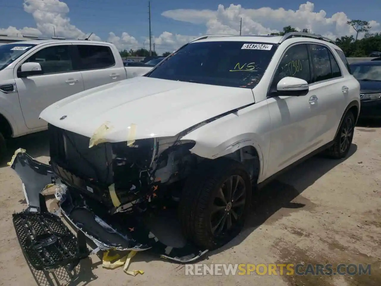 2 Photograph of a damaged car 4JGFB4JB9MA361976 MERCEDES-BENZ GLE-CLASS 2021