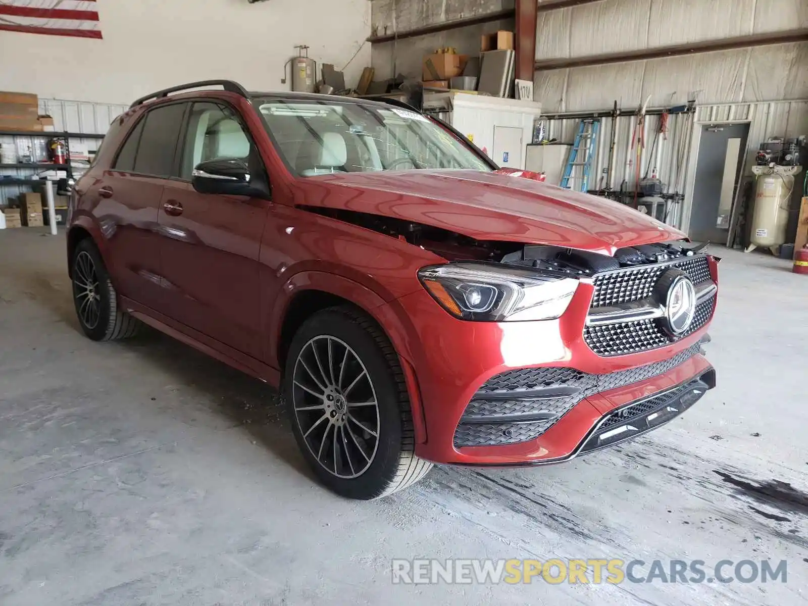 1 Photograph of a damaged car 4JGFB4JBXMA313449 MERCEDES-BENZ GLE-CLASS 2021