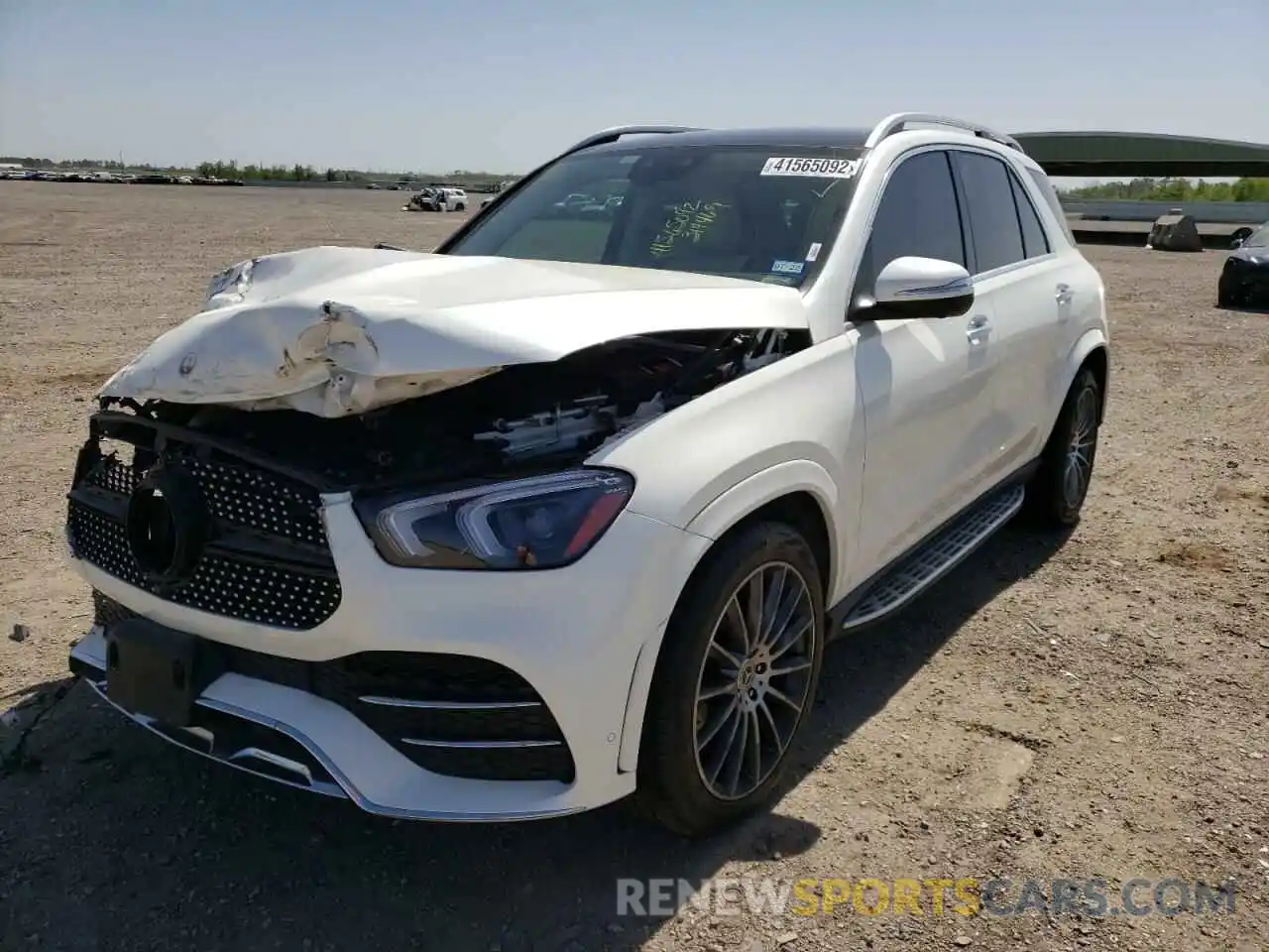 2 Photograph of a damaged car 4JGFB4JBXMA314469 MERCEDES-BENZ GLE-CLASS 2021