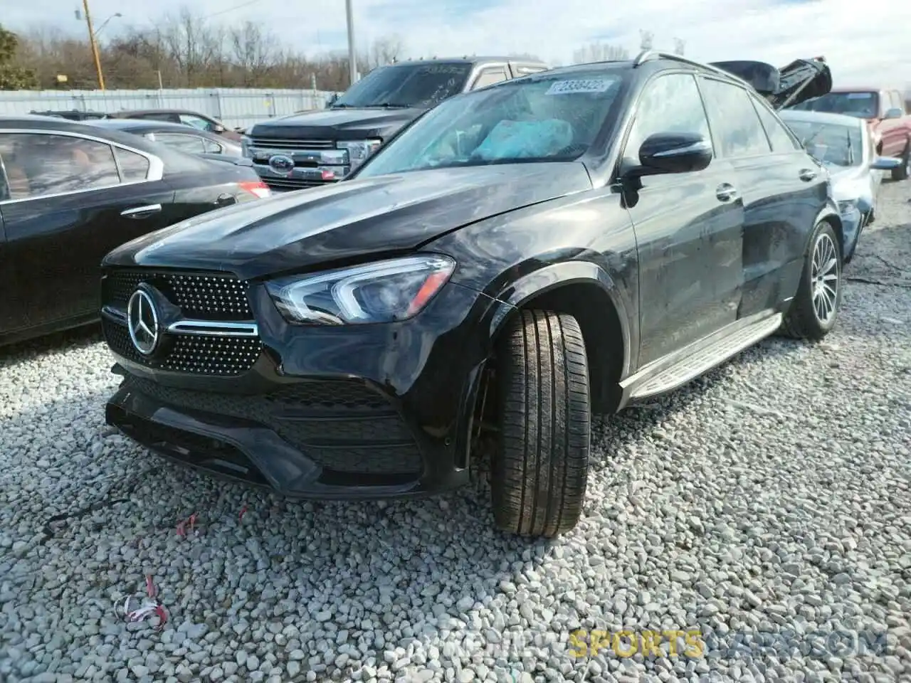 2 Photograph of a damaged car 4JGFB4JBXMA426169 MERCEDES-BENZ GLE-CLASS 2021