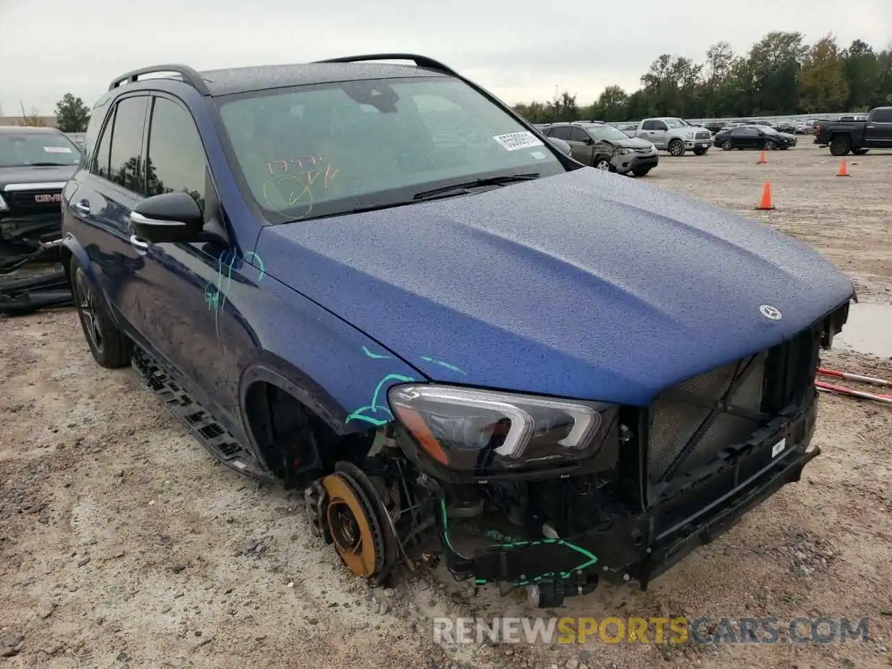 1 Photograph of a damaged car 4JGFB4JE0MA355168 MERCEDES-BENZ GLE-CLASS 2021